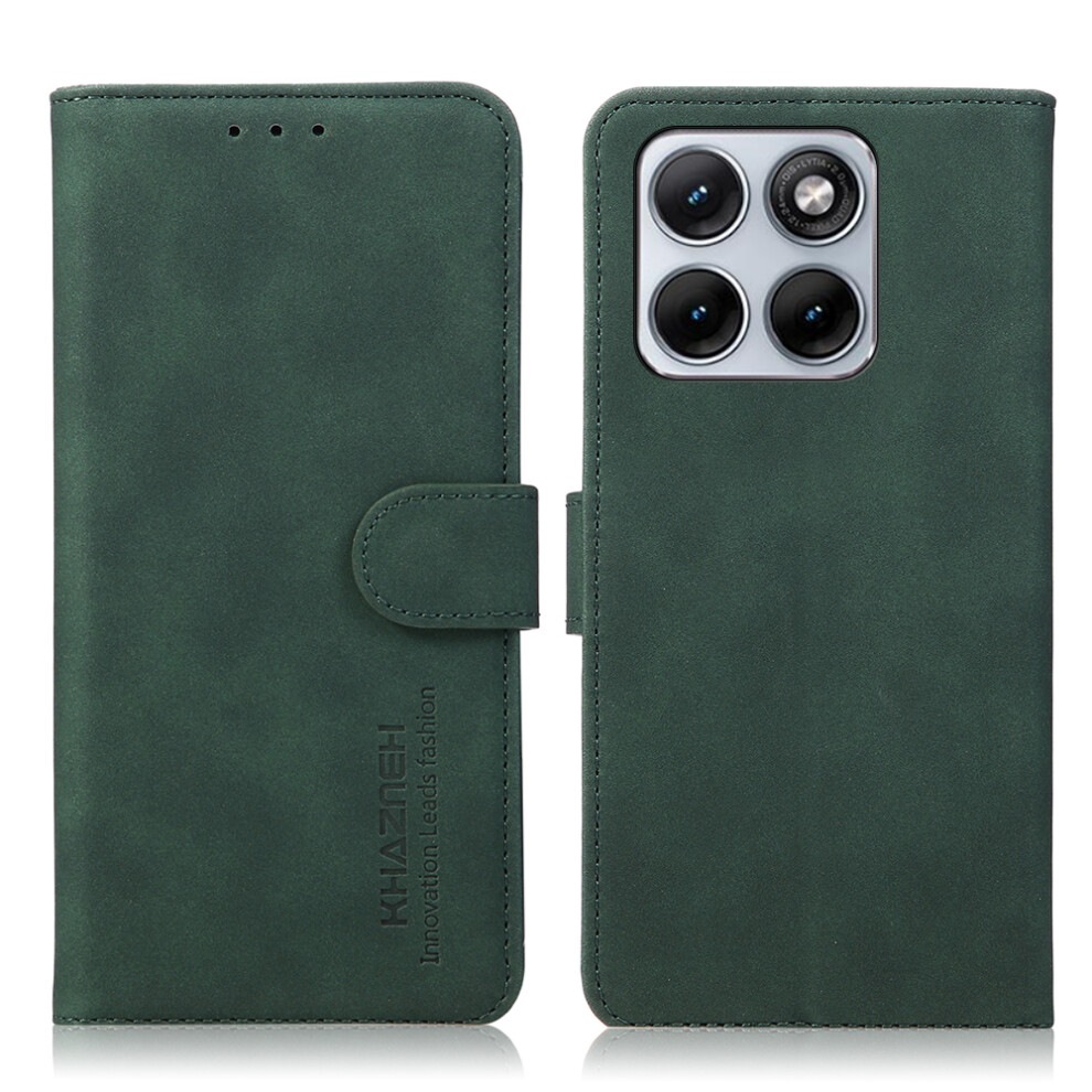(Green) Khazneh For Motorola Edge 70 Fusion+ 5G / Edge 70 Fusion 5G Case Anti Scratch Pu Leather Wallet Stand Phone Cover Green 6914295741934