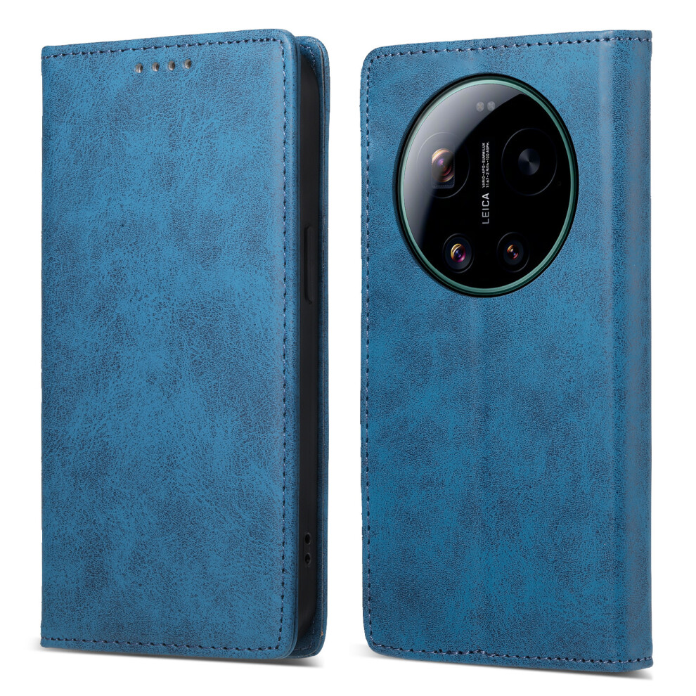 (Blue) For Xiaomi 17 Ultra 5G Wallet Case Rfid Blocking Pu Leather Phone Cover Blue 6914292207303