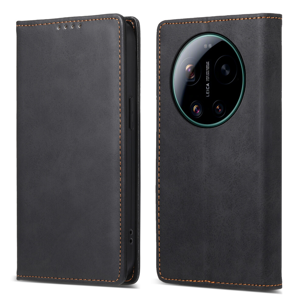 (Black) For Xiaomi 17 Ultra 5G Wallet Case Rfid Blocking Pu Leather Phone Cover Black 6914290491193