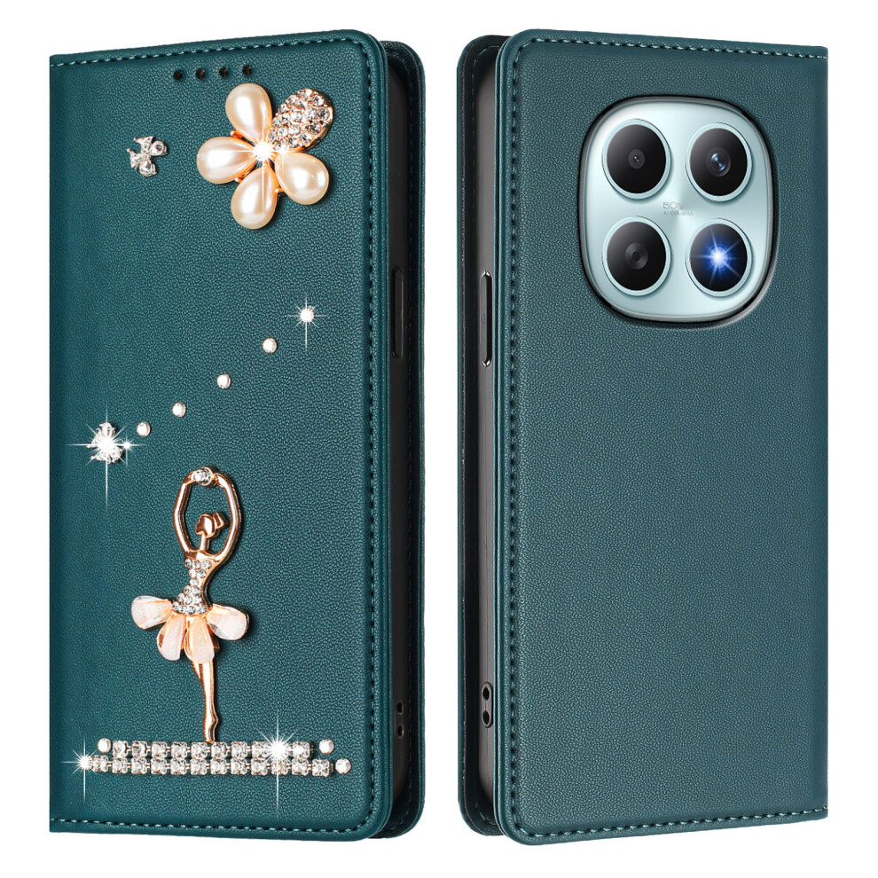 (Green) For Xiaomi Redmi Note 15 4G (Global) / Xiaomi Poco M8 5G / Xiaomi Redmi Note 15 5G (Global) Leather Case Rfid Blocking W Green 6914298165522