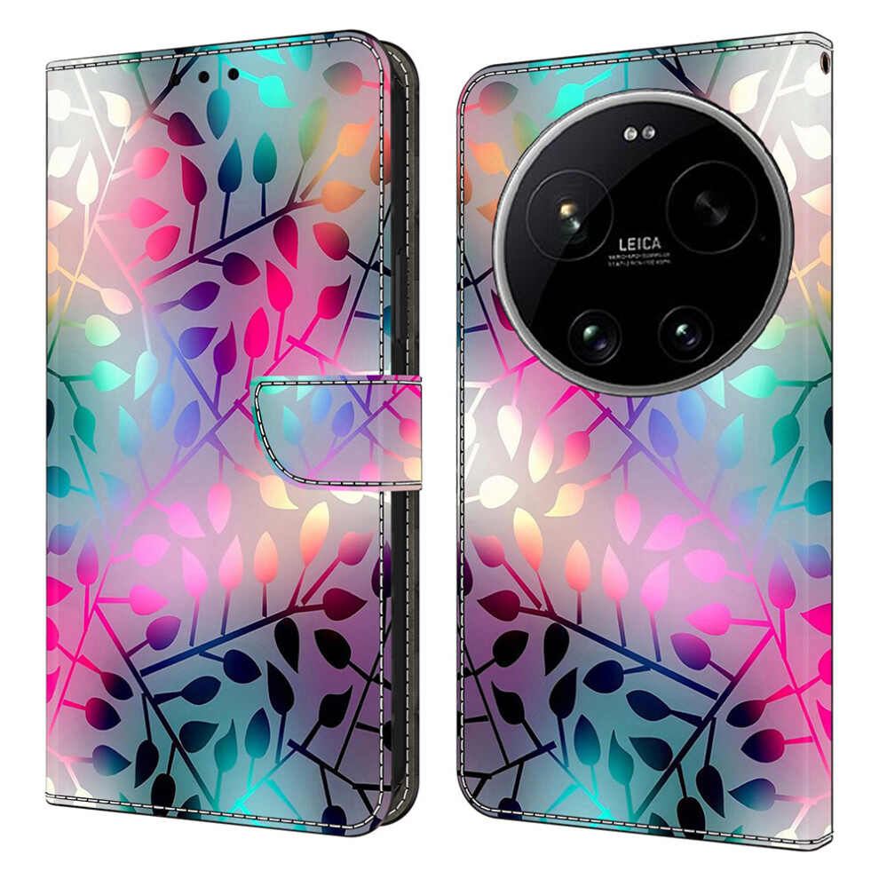 (Maple Leaf) For Xiaomi 17 Ultra 5G Case Magnetic Clasp 3D Pattern Leather Wallet Phone Cover 6914296997378