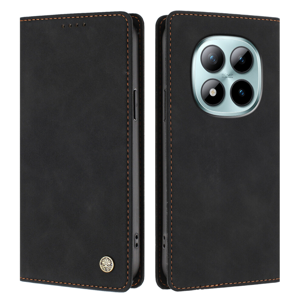 (Black) For Xiaomi Poco M8 Pro 5G / Xiaomi Redmi Note 15 Pro+ 5G (Global) Case Hx Rfid Blocking Wallet Stand Leather Flip Phone Black 6914295635509