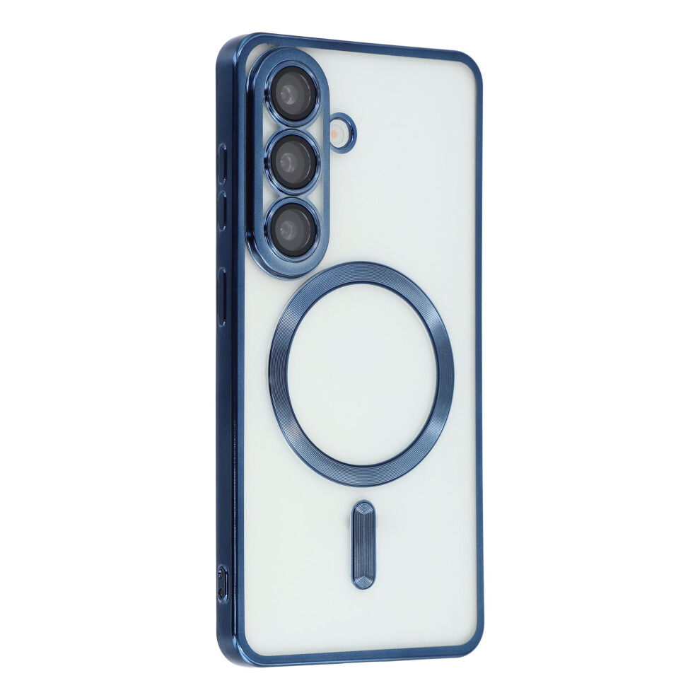 (Blue) Magnetic Case For Samsung Galaxy A16 5G / A16 4G Electroplated Tpu Phone Cover With Lens Film Blue 6914296867732