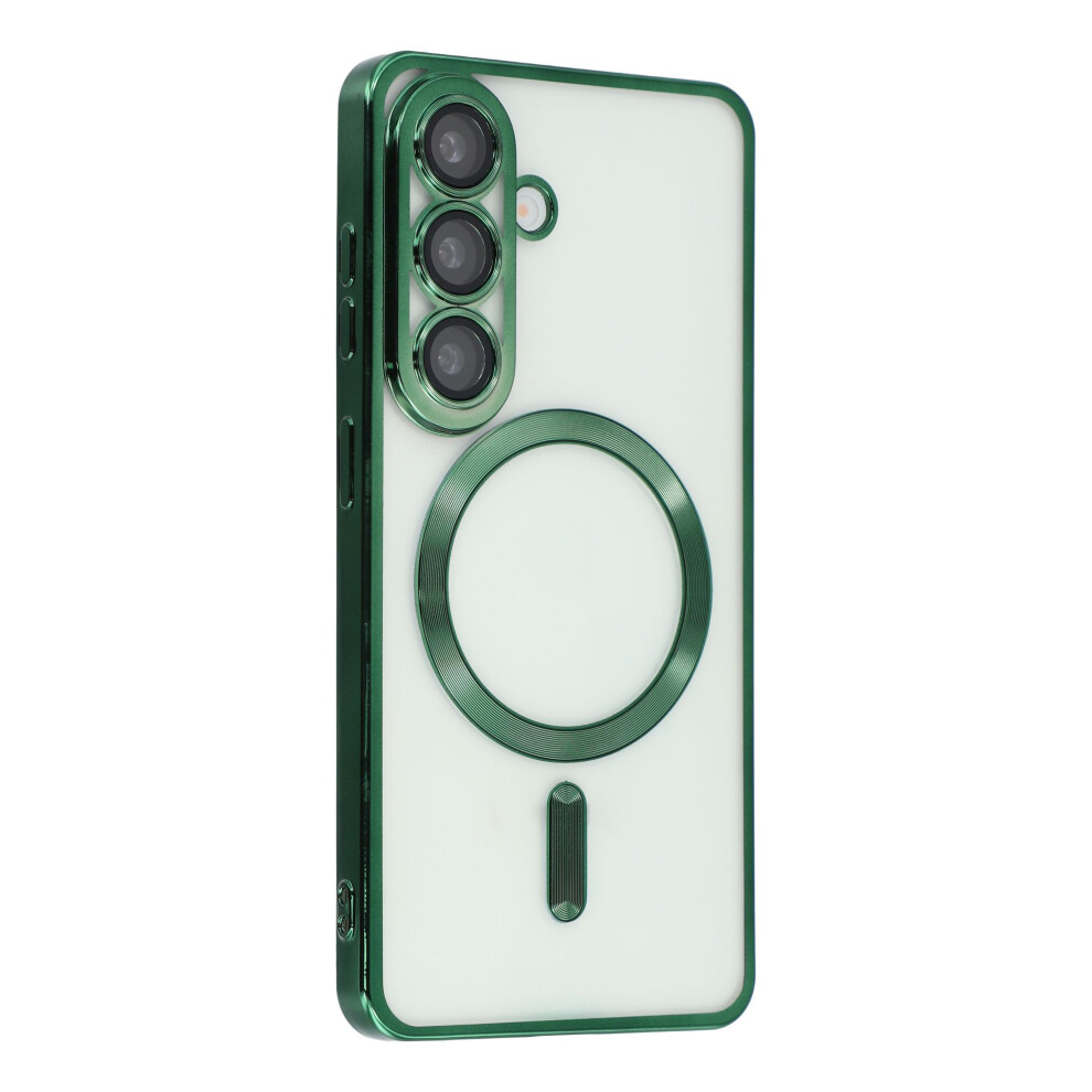 (Green) Magnetic Case For Samsung Galaxy A16 5G / A16 4G Electroplated Tpu Phone Cover With Lens Film Green 6914294909014
