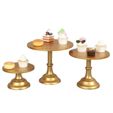 3-Teiliges Tortenständer-Set Aus Metall, Ideal für Desserttische, Babypartys, Hochzeiten und Geburtstage