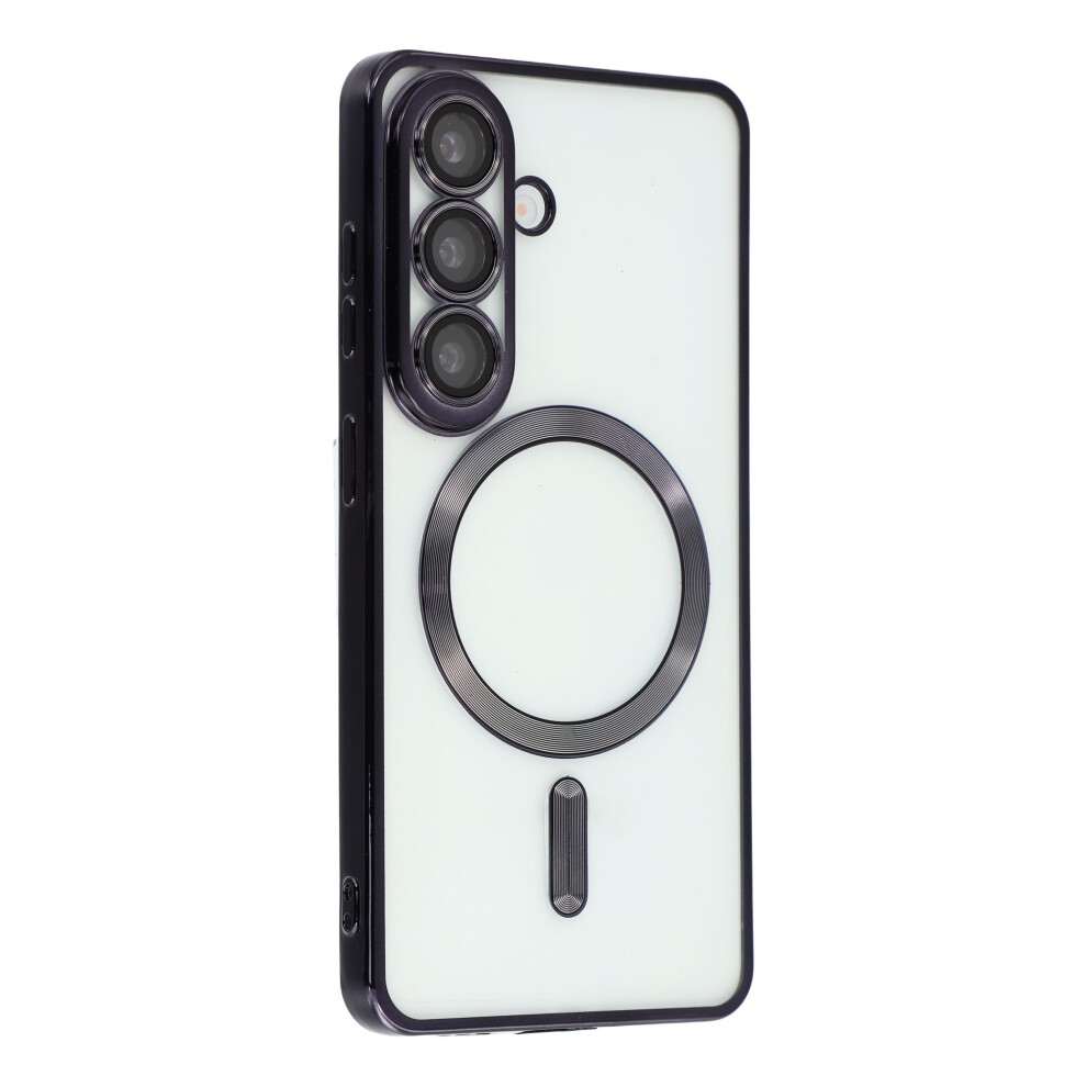 (Black) Magnetic Case For Samsung Galaxy A16 5G / A16 4G Electroplated Tpu Phone Cover With Lens Film Black 6914297398846