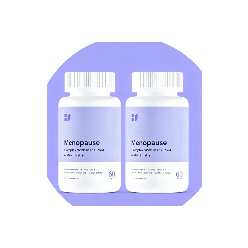 (2PCS) Menopause Complex Supplement, with Maca Root & Milk Thistle,60 Capsules