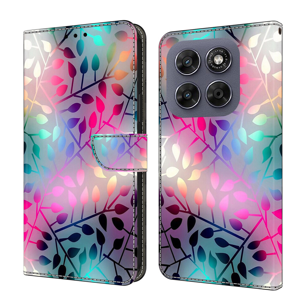 (Maple Leaf) For Motorola Moto G17 Power 4G / G17 4G / G15 4G / G15 Power 4G Case Magnetic Clasp 3D Pattern Leather Wallet Phone Cove 6914291984724