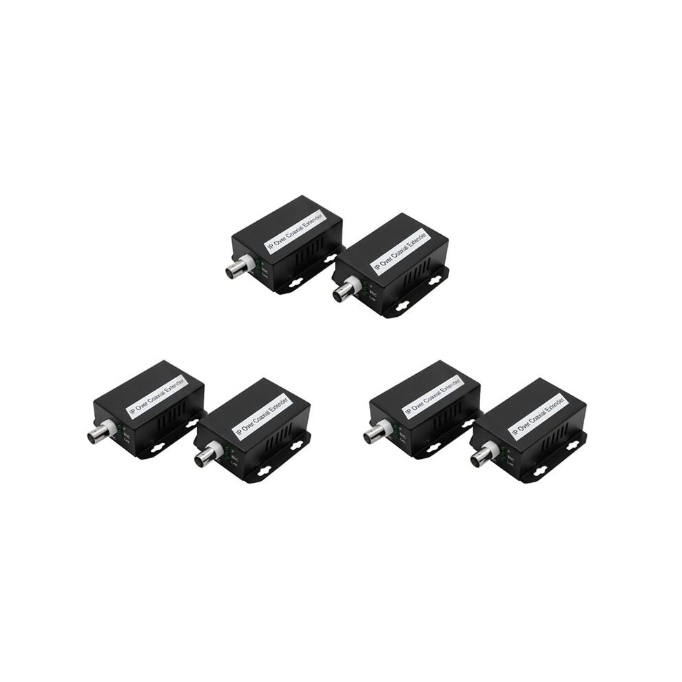 3X Ip Network To Coaxial Extender Transfer From Net Cable Transmission To Coax 500M Ethernet Converter For Cctv 6032785942576