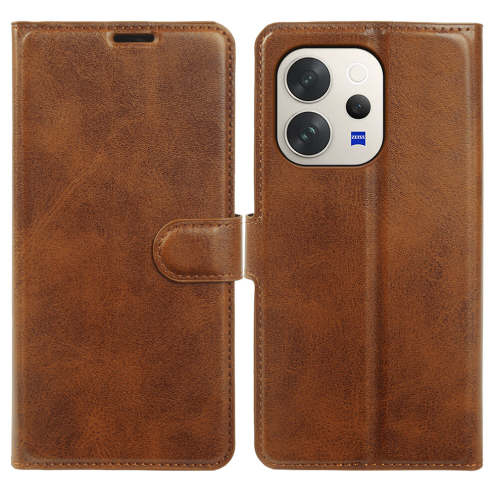 (Yellow) For Vivo V70 5G Case Stand Wallet Calf Texture Pu Leather Flip Phone Cover Yellow 6914295600675