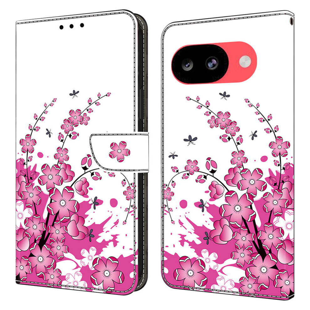 (Flower Vine) Wallet Case For Google Pixel 10A Pu Leather Phone Cover With Stand 6914296968217