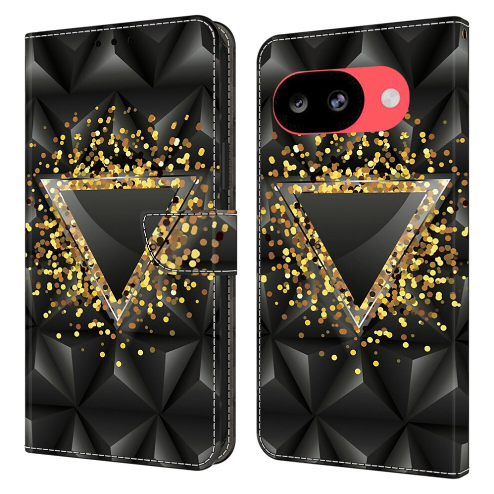 (Rhombus) Wallet Case For Google Pixel 10A Pu Leather Phone Cover With Stand 6914293067753