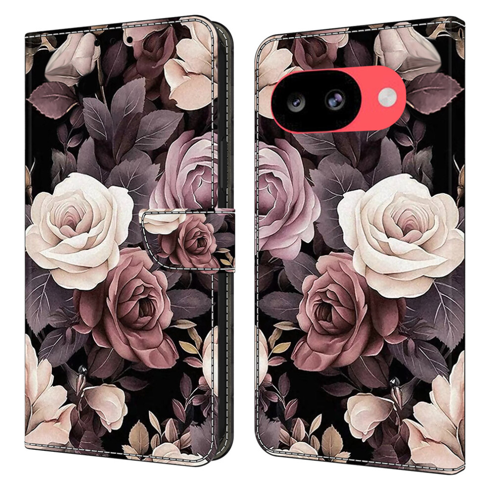 (Rose) Wallet Case For Google Pixel 10A Pu Leather Phone Cover With Stand 6914292508110