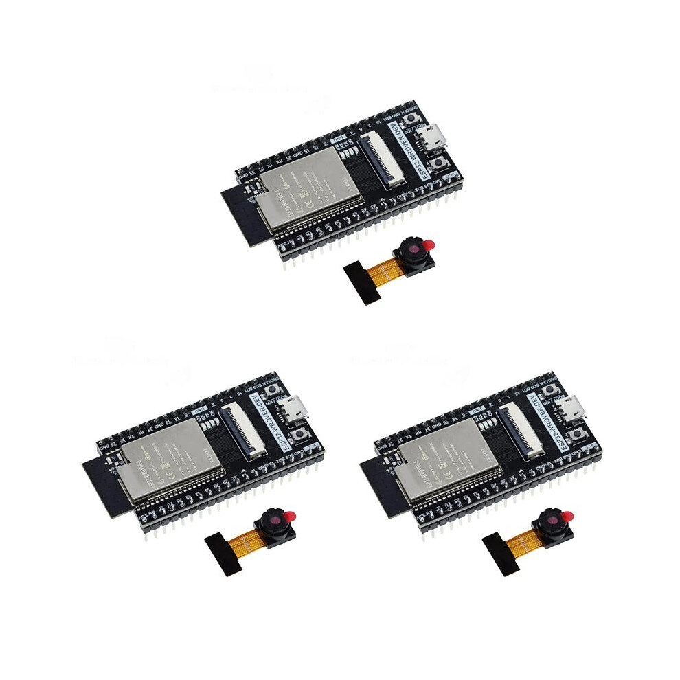3X Esp32 Cam Development Board Esp32-Wrover-Dev Ch340c Wifi Module With Ov2640 Camera Esp32-Cam Esp32-Wrover,Weld 4711707613733