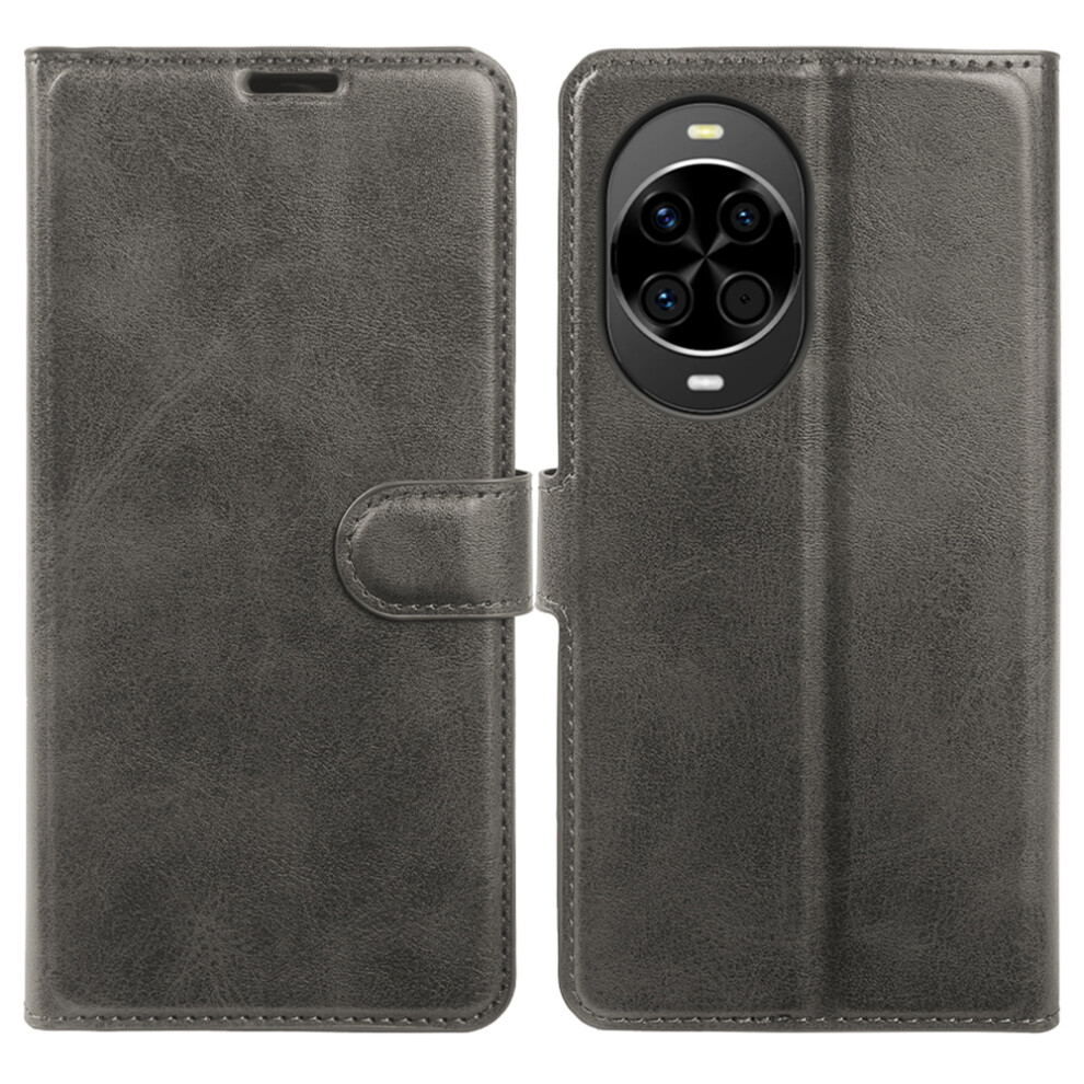(Grey) For Huawei Nova 14 5G Case Stand Wallet Calf Texture Pu Leather Flip Phone Cover Grey 6914297459387
