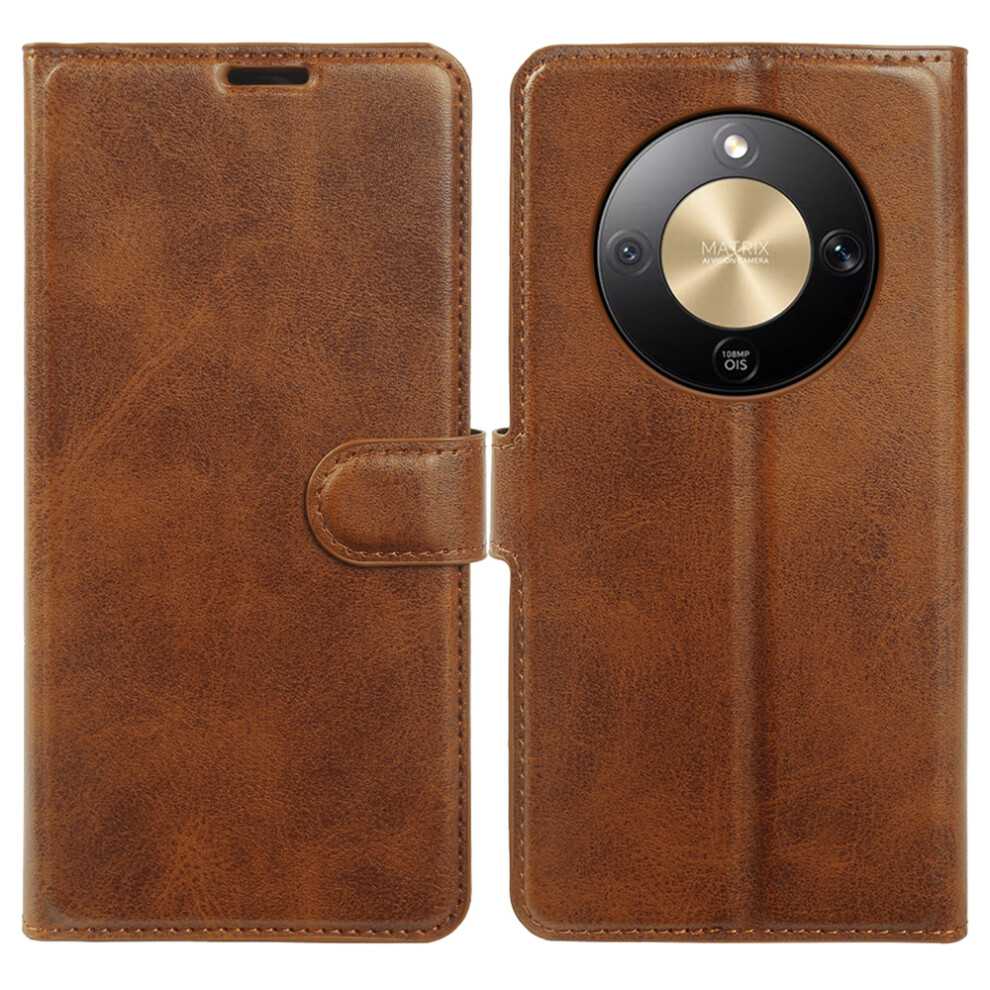 (Yellow) For Honor Magic8 Lite 5G / X9d 5G / X70 5G Case Stand Wallet Calf Texture Pu Leather Flip Phone Cover Yellow 6914298539774