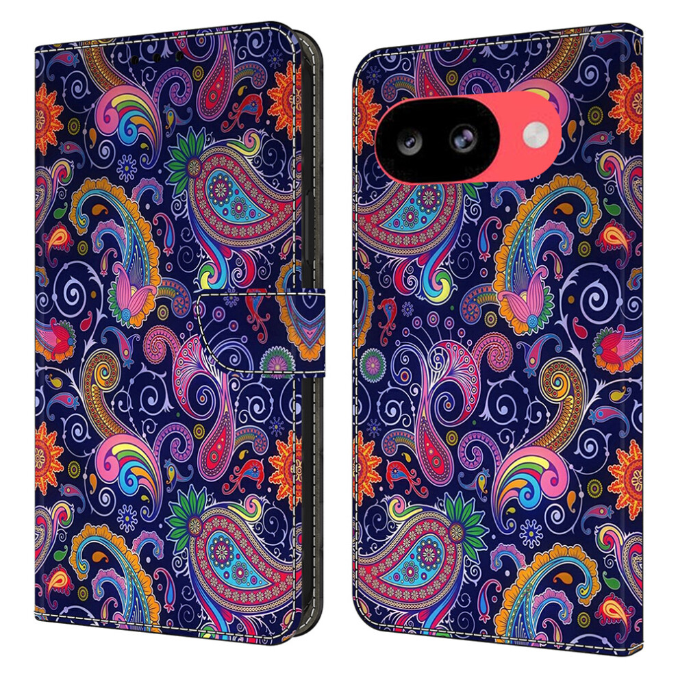 (Ethnic Vine) Wallet Case For Google Pixel 10A Pattern Printing Stand Leather Flip Phone Cover 6914299236481