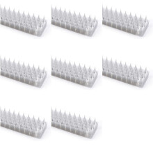 80X Spikes Repeller Katze Kunststoff Vogelabwehr Anti Taube Anti Vogel Eichhörnchen Gartenzäune Kontrolle Transparent Spikes