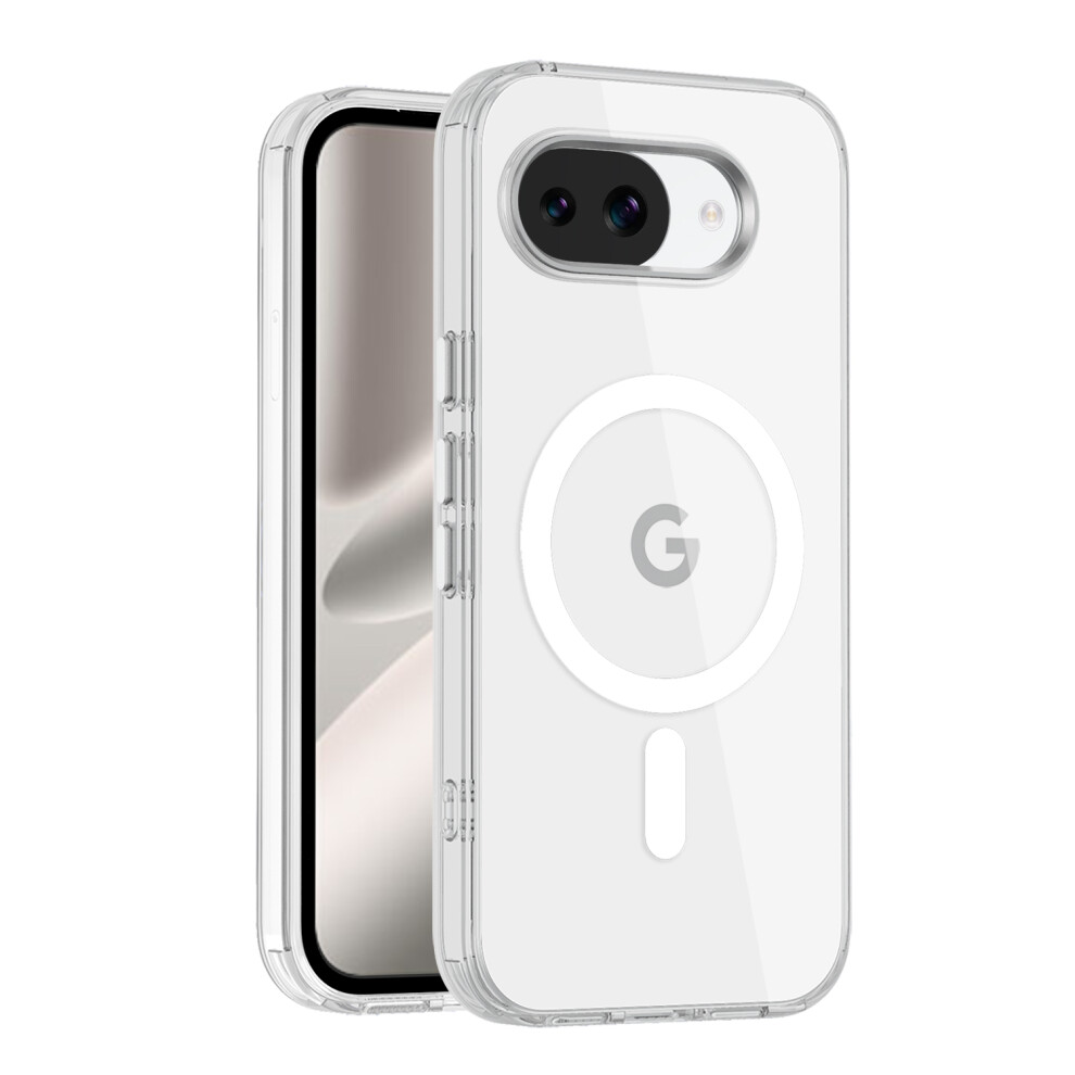 (Transparent) For Google Pixel 10A Magnetic Case Tpu + Pc Transparent Phone Cover 6914298877968