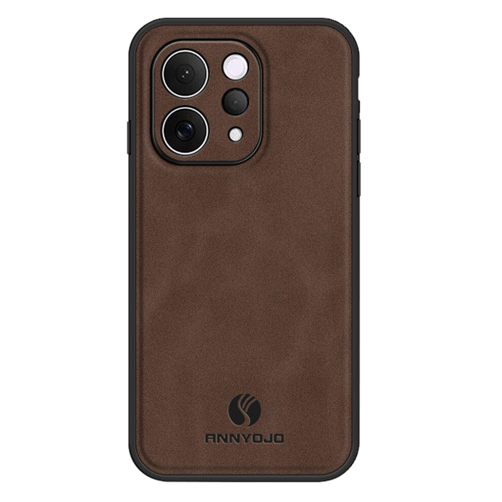 (Coffee) Phone Case For Vivo V70 5G / S50 5G Pu Leather + Pc + Tpu Anti Drop Phone Back Cover Brown 6914298641354