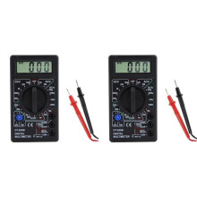 2X DT830B /AC LCD Digitalmultimeter 750/1000V Voltmeter Amperemeter Ohm Tester Hochsicheres Handmessgerät Digitalmultimeter