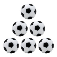 Black And White 23mm Table Soccer Balls High Performances Resin