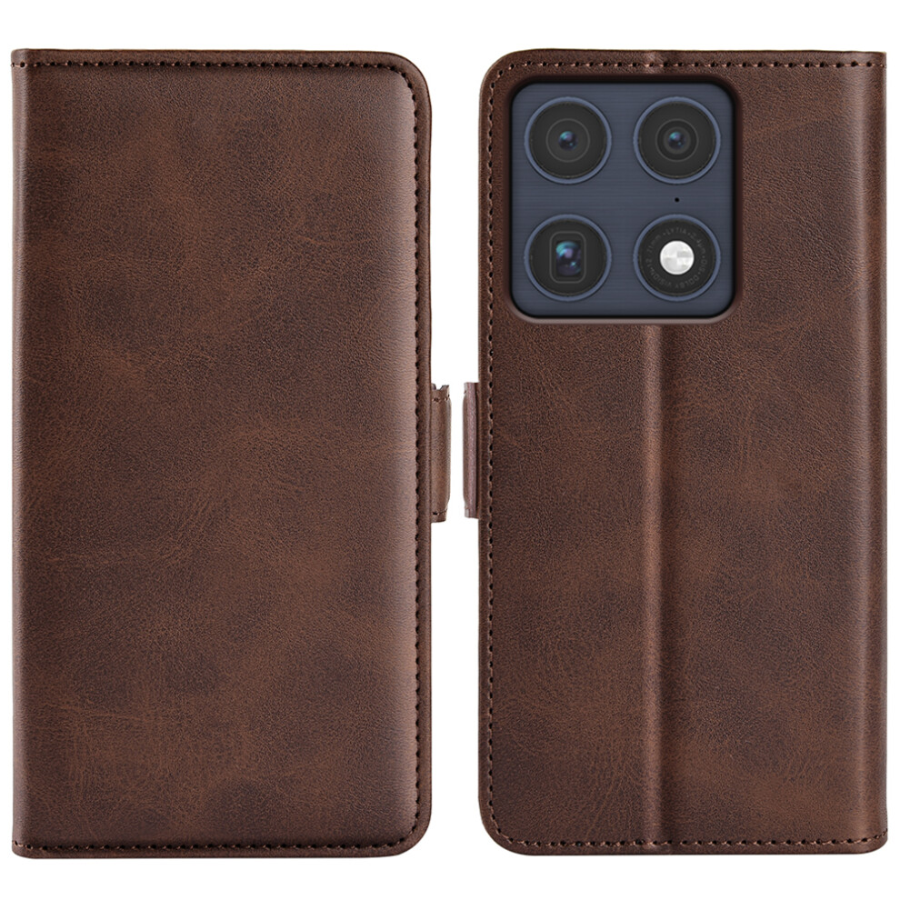 (Brown) For Motorola Signature 5G / Moto X70 Air Pro 5G Case Calf Texture Leather Wallet Phone Cover Brown 6914294928633