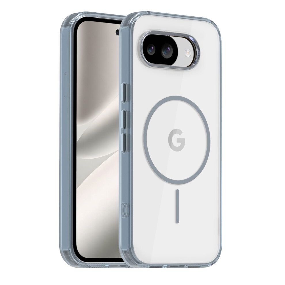 (Titanium ) For Google Pixel 10A Magnetic Case Tpu Pc Clear Phone Cover Grey 6914299367260