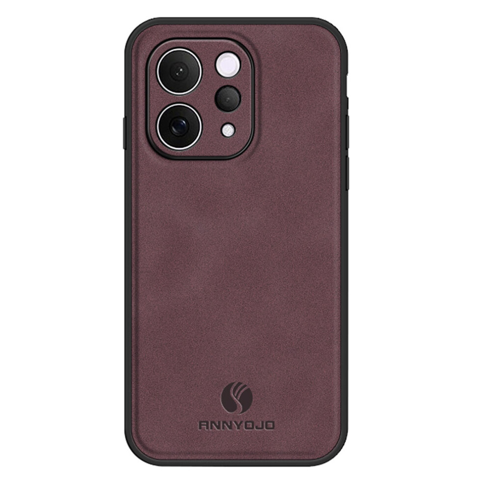 (Wine ) Phone Case For Vivo V70 5G / S50 5G Pu Leather + Pc + Tpu Anti Drop Phone Back Cover Red 6914295588331