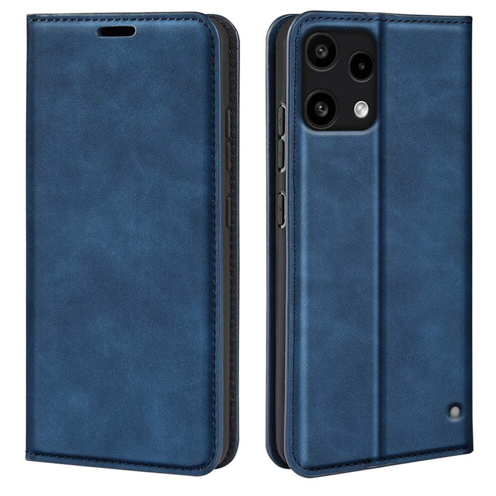 (Blue) For Nothing Phone (3A) Lite 5G Case Skin Touch Leather Wallet Phone Cover Blue 6914293634245