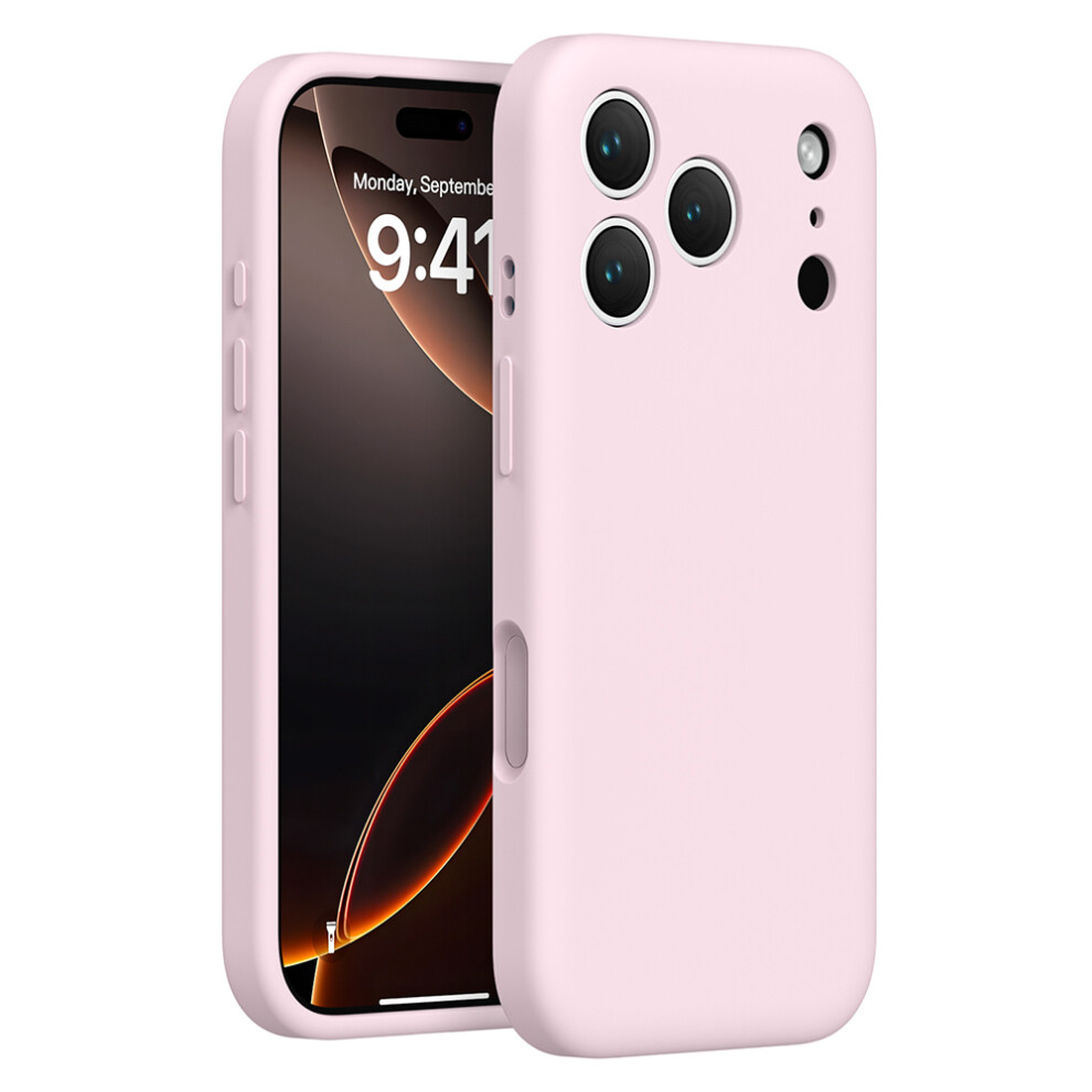 (Cherry) For Iphone 17 Pro Max Liquid Silicone Case Ultra Thin Skin Touch Shockproof Protection Phone Cover Red 6914290885916