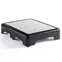 VOUNOT Anti-Slip Half Step,Mobility Aid Step Stool,Indoor & Outdoor, Black