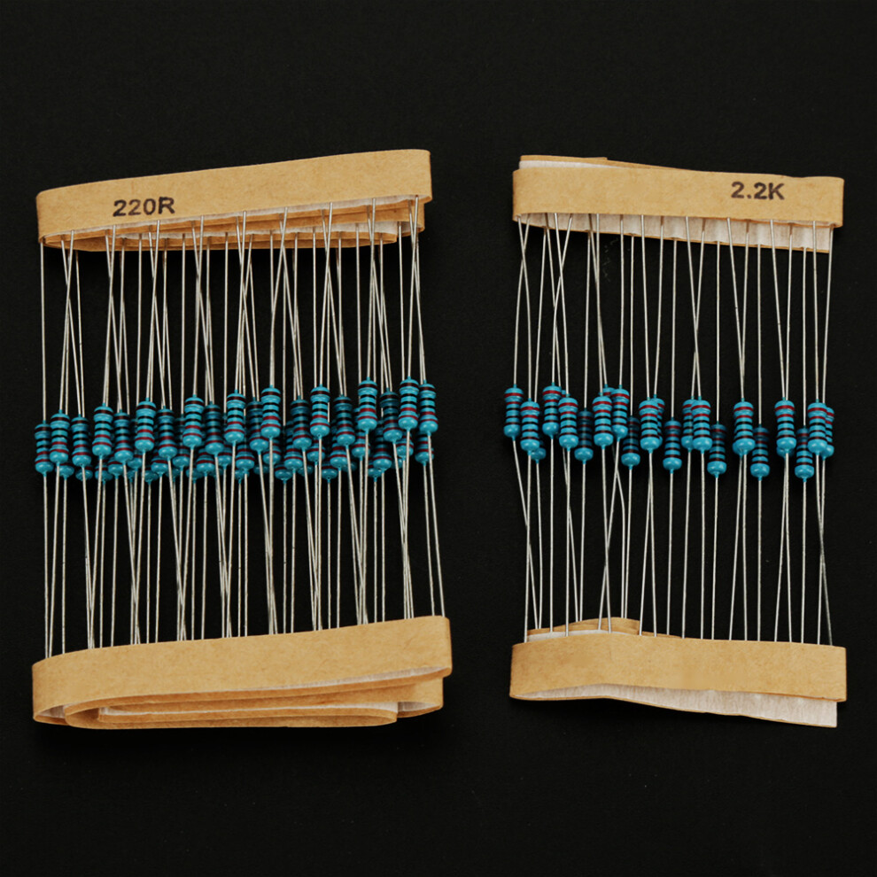 525Pcs 1/4W Resistor Kit 17 Values 0-1Mî© 7055741174568