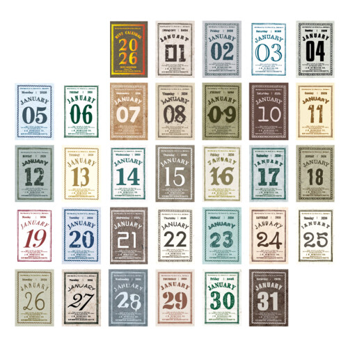 Petit calendrier de bureau 2026, bloc-notes en papier-5