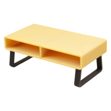 Miniatuur salontafel op schaal 1:12, ontworpen-Donkere houtkleur
