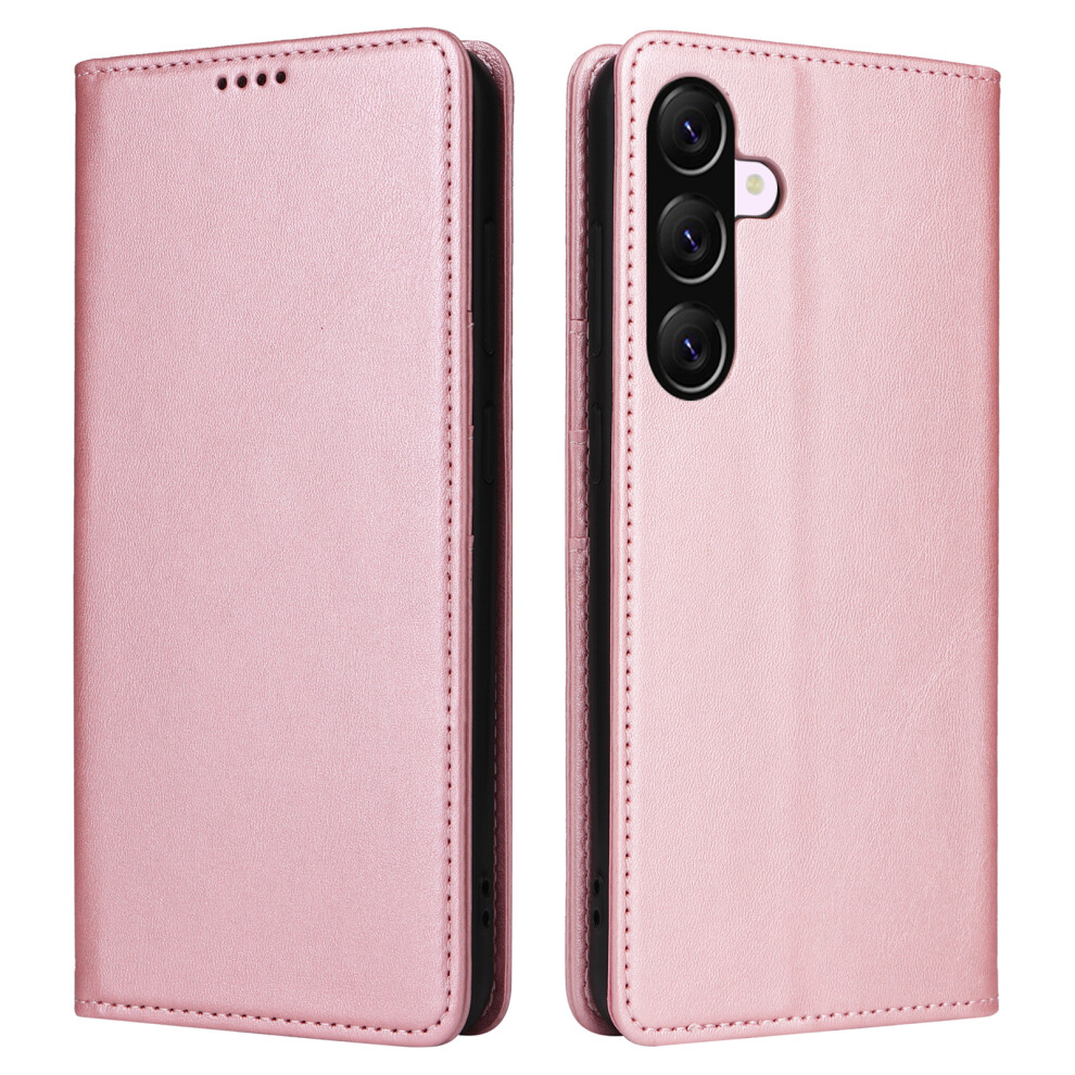 (Pink) For Samsung Galaxy A57 5G Case Rfid Blocking Pu Leather Phone Wallet Cover Pink 6914294656505