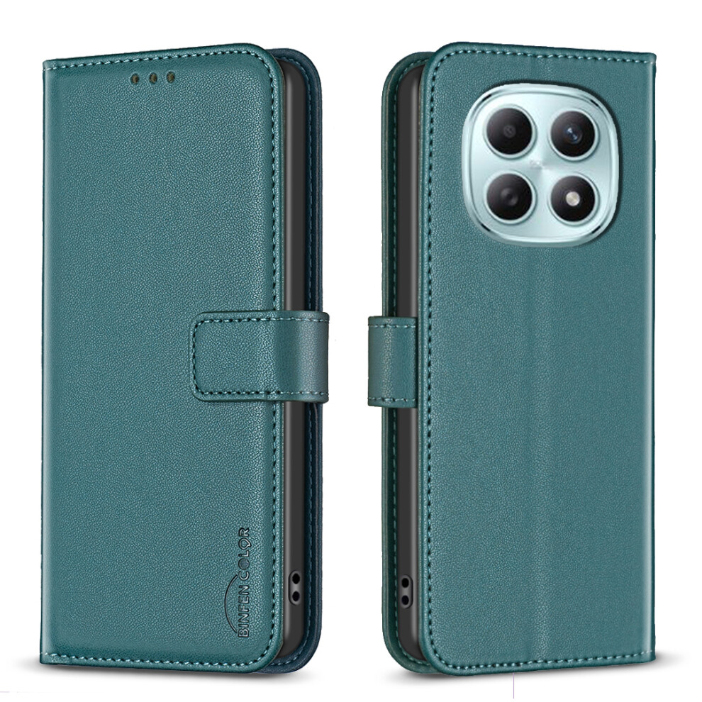 (Green) For Xiaomi Poco M8 5G / Redmi Note 15 5G (Global) / 15 4G (Global) Phone Case Bf17 Wallet Folio Flip Leather Cover Green 6914297991429