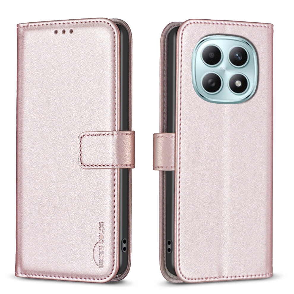 (Rose ) For Xiaomi Poco M8 5G / Redmi Note 15 5G (Global) / 15 4G (Global) Phone Case Bf17 Wallet Folio Flip Leather Cover Gold 6914298205198