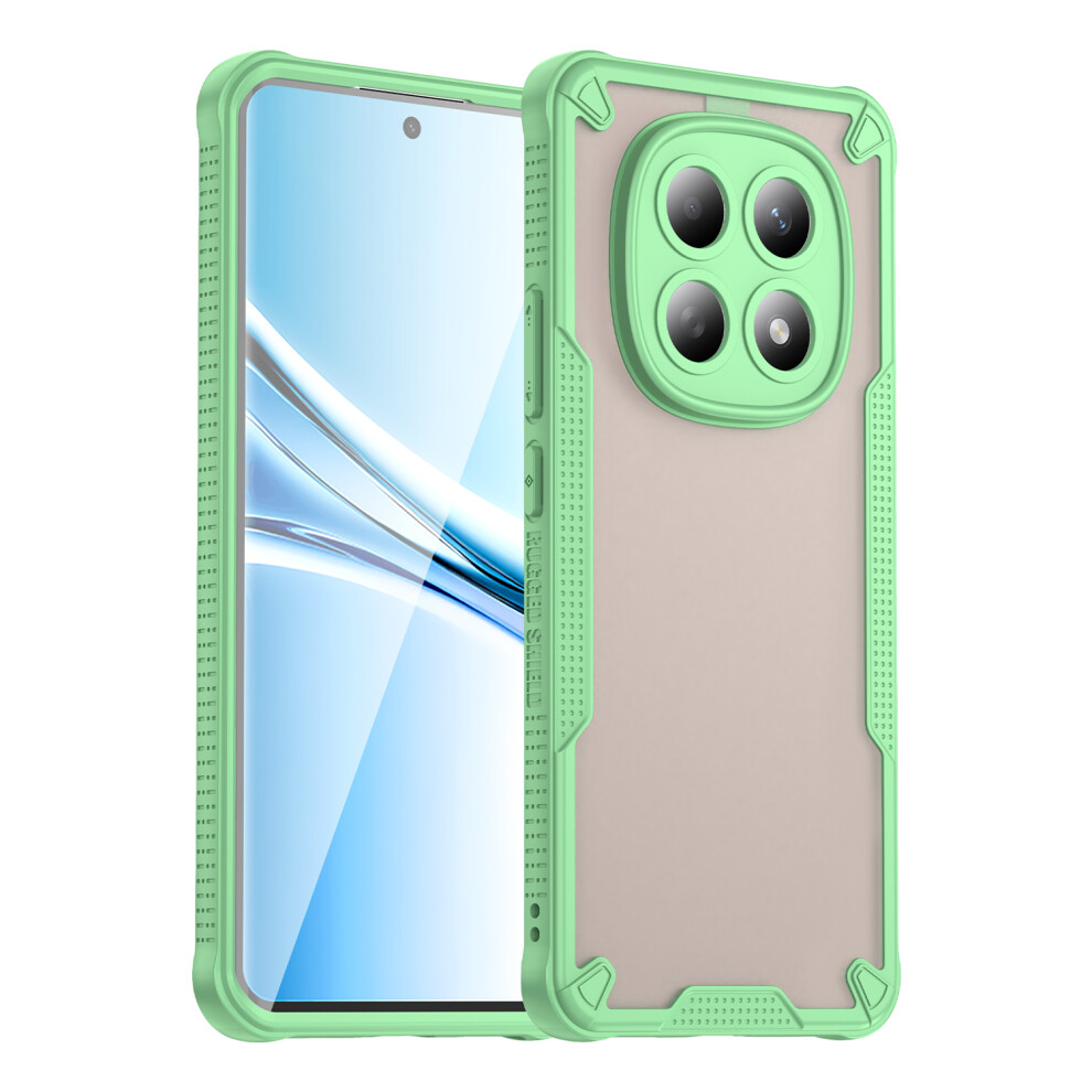 (Green) For Xiaomi Poco M8 5G / Redmi Note 15 5G (Global) / 15 4G (Global) Case Pc + Tpu Semi-Transparent Frosted Finish Protect Green 6914294921047