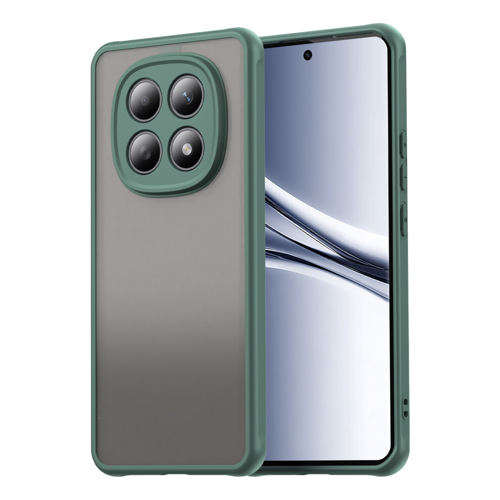 (Green) For Xiaomi Poco M8 5G / Redmi Note 15 5G (Global) / 15 4G (Global) Case Drop Proof Airbags Frosted Translucent Pc + Tpu Green 6914298581520