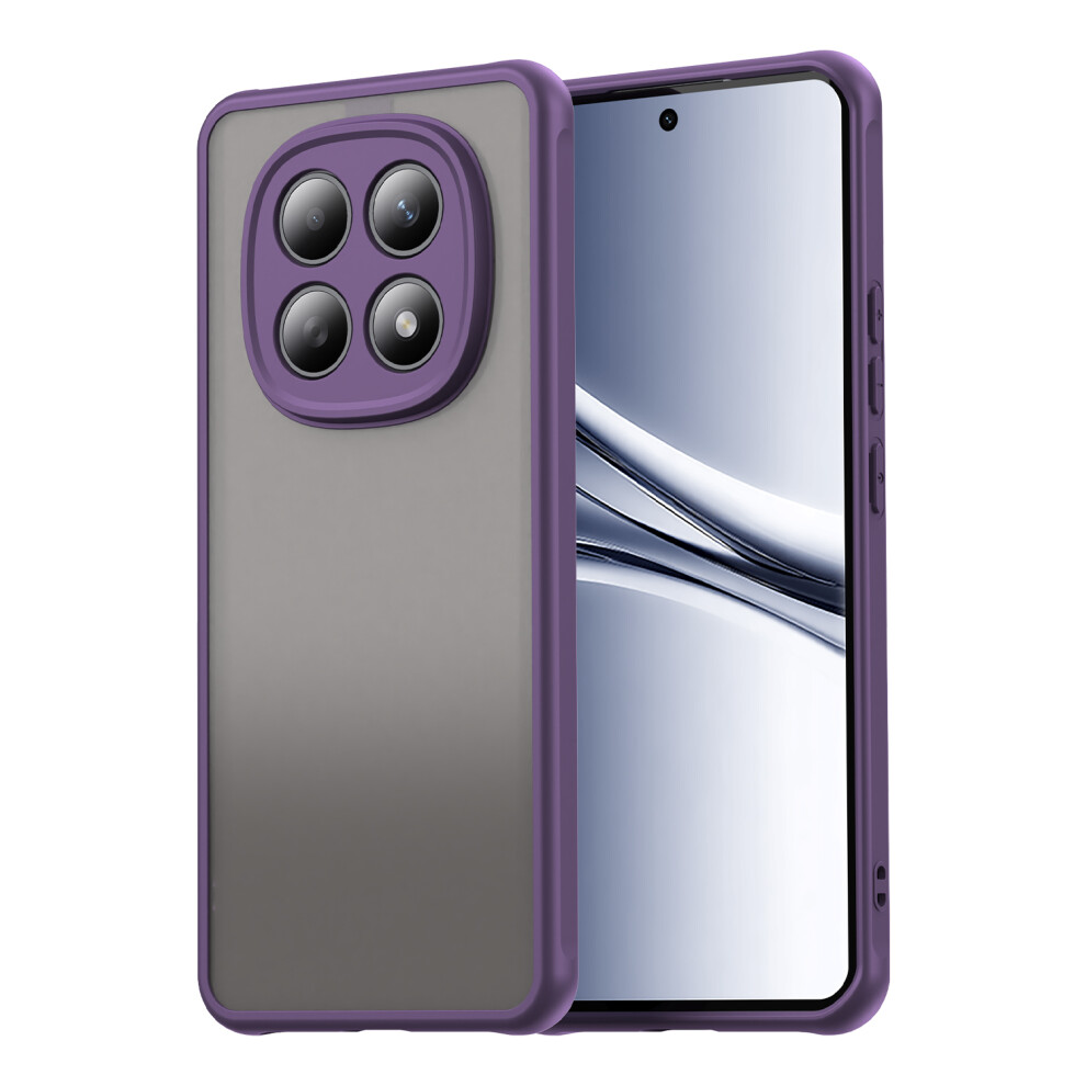 (Purple) For Xiaomi Poco M8 5G / Redmi Note 15 5G (Global) / 15 4G (Global) Case Drop Proof Airbags Frosted Translucent Pc + Tpu Purple 6914292871337