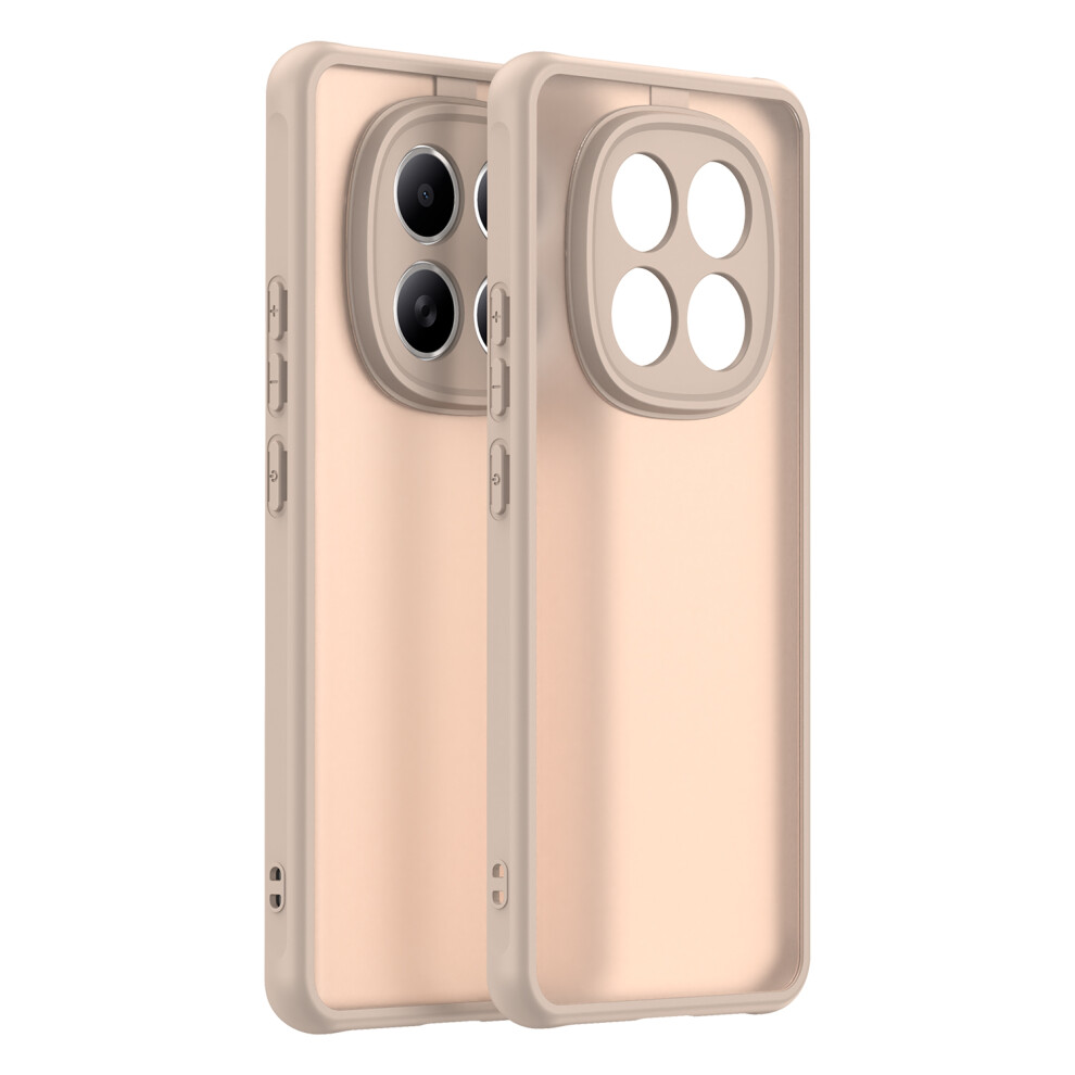(Desert ) For Xiaomi Poco M8 5G / Redmi Note 15 5G (Global) / 15 4G (Global) Case Drop Proof Airbags Frosted Translucent Pc + Tpu Gold 6914291311667