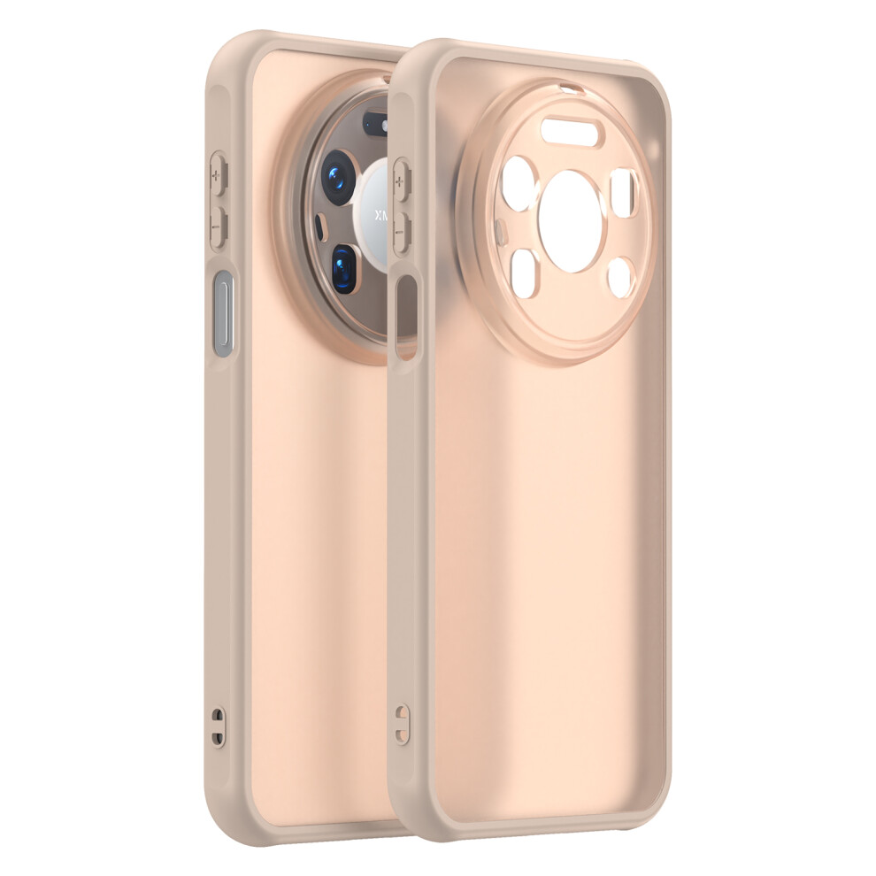 (Orange) For Huawei Mate 80 Pro Max Case Drop Proof Airbags Frosted Translucent Pc + Tpu Phone Back Cover Orange 6914293934000