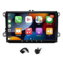 9" 2+32G Car Stereo GPS for VW Bora 2006-2015 with Carplay Android Auto Split Screen + AHD Camera