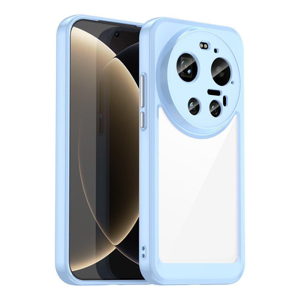 (Blue) For Xiaomi 17 Ultra 5G Case Tpu + Acrylic Protective Clear Phone Cover Blue 6914299721680