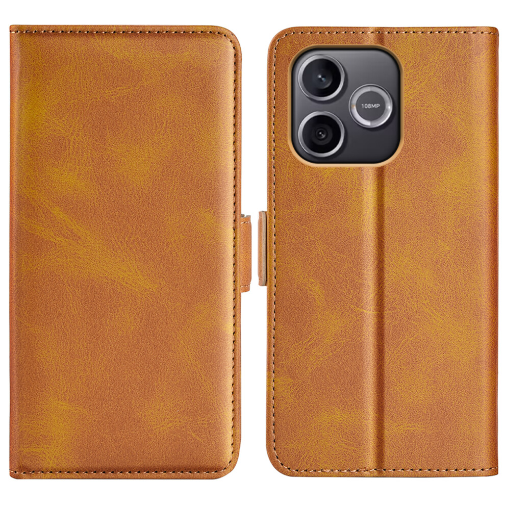 (Yellow) For Honor 600 Lite 5G Case Calf Texture Leather Wallet Phone Cover Yellow 6914298794999