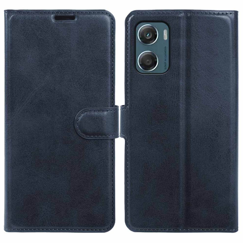 (Blue) For Motorola Moto G06 Power 4G / G06 4G Case Stand Wallet Calf Texture Pu Leather Flip Phone Cover Blue 6914297996844
