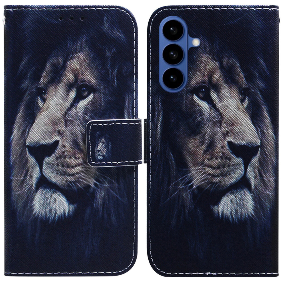 (Lion) For Samsung Galaxy S26+ Wallet Case Pattern Print Leather Phone Cover 6914297419817