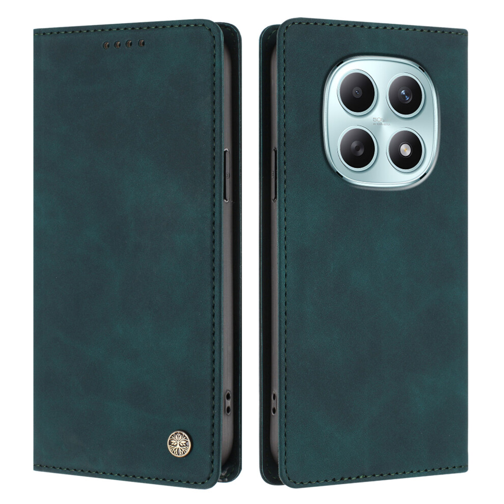 (Dark ) For Xiaomi Poco M8 5G / Xiaomi Redmi Note 15 4G (Global) / Xiaomi Redmi Note 15 5G (Global) Case Hx Rfid Blocking Wallet Green 6914296209037