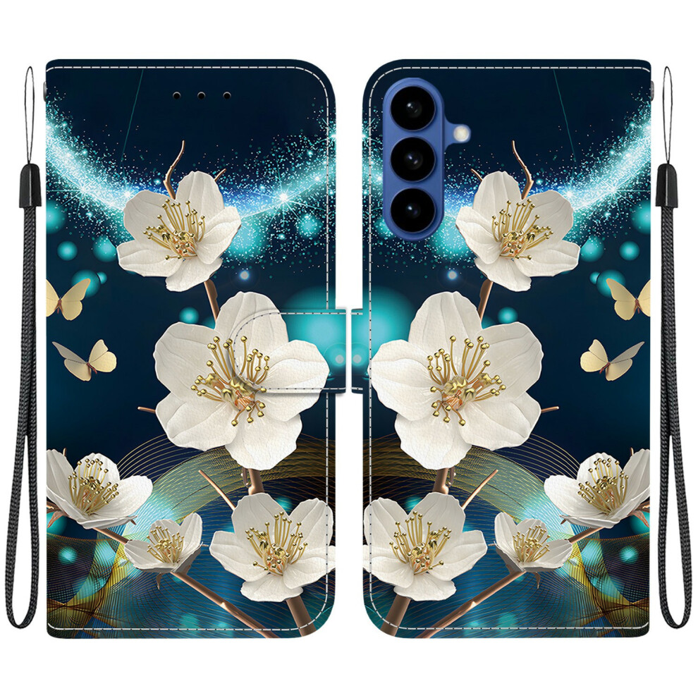 (Magnolia) For Samsung Galaxy A37 5G Case Pattern Printing Leather Flip Wallet Phone Cover With Lanyard 6914290278206